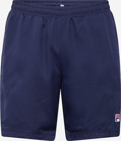 FILA Sportshorts 'Leon' in dunkelblau / rot / weiß, Produktansicht