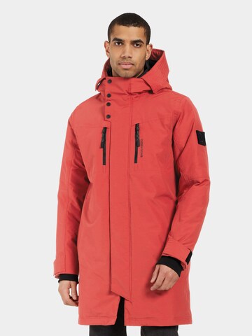 Didriksons Winterparka 'DEXTER' in Rot: Vorderseite