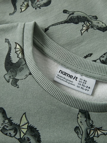 NAME IT - Sweatshirt 'NMMKASSE' em verde