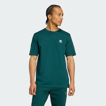 ADIDAS ORIGINALS Shirt 'Trefoil Essentials' in Green: front