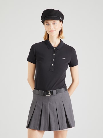 GANT Poloshirt in Schwarz: Vorderseite