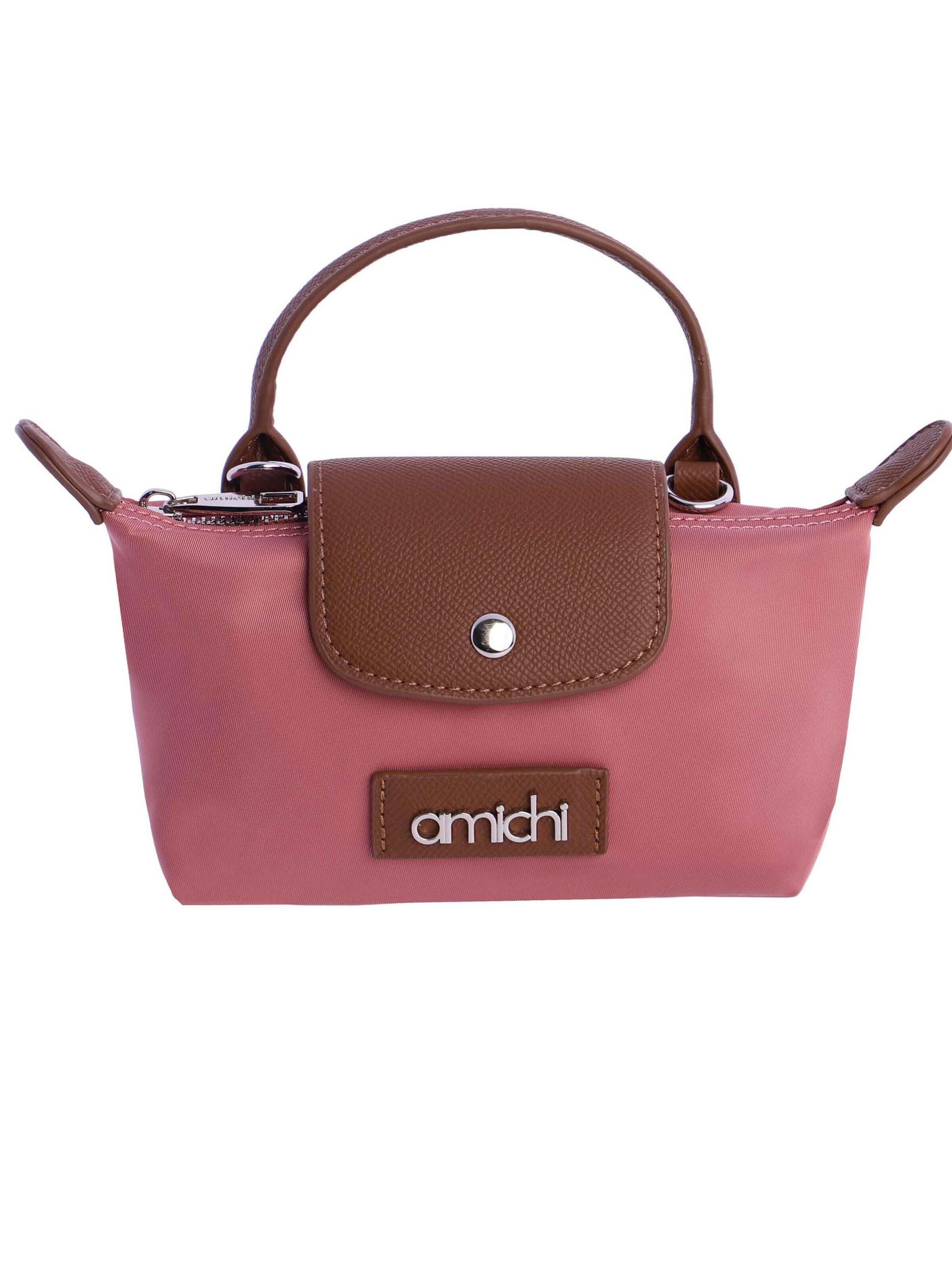 Amichi - Bolso de mano en naranja: frente
