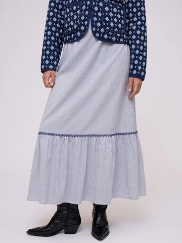 Noa Noa Nederdel 'Halina' i blå: forside