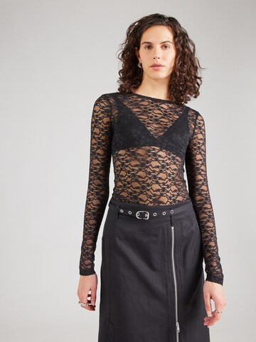 TOPSHOP Μπλουζάκι σε μαύρο: μπροστά