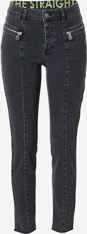 OUI Slim fit Jeans in Black: front