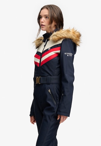 Superdry & Co Jumpsuit 'Chevron' in Blauw