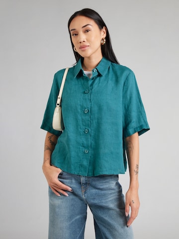 UNITED COLORS OF BENETTON Блузка в Зеленый: спереди