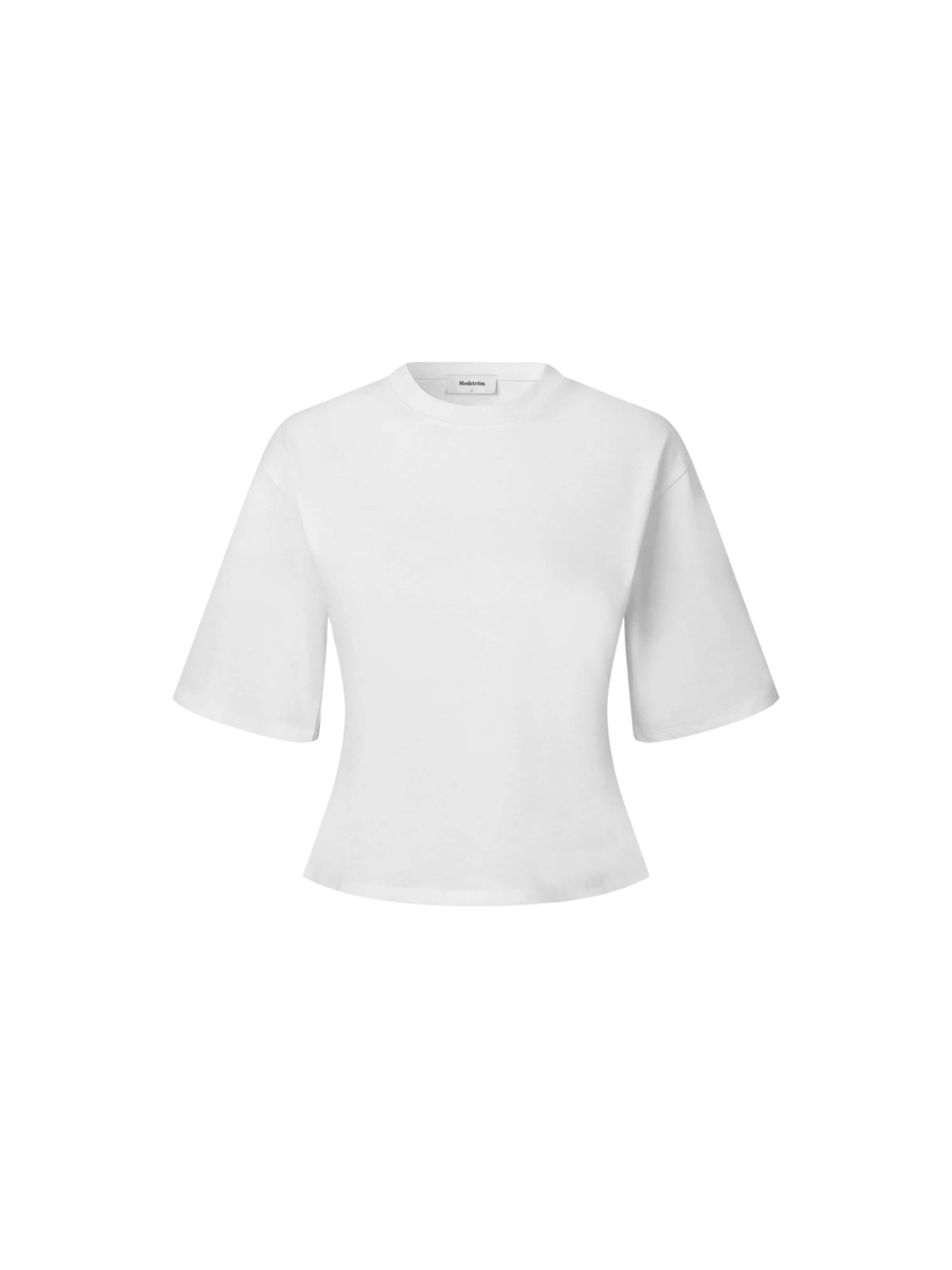 Top ' Tampamd ' di modström in bianco: frontale