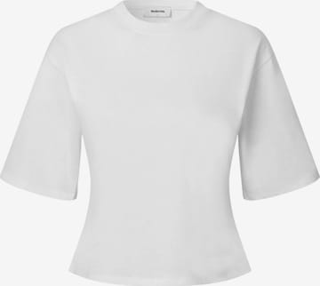 Top ' Tampamd ' di modström in bianco: frontale