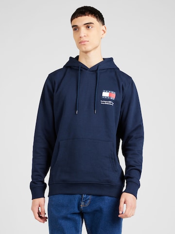 Sweat-shirt 'Essential' Tommy Jeans en bleu : devant