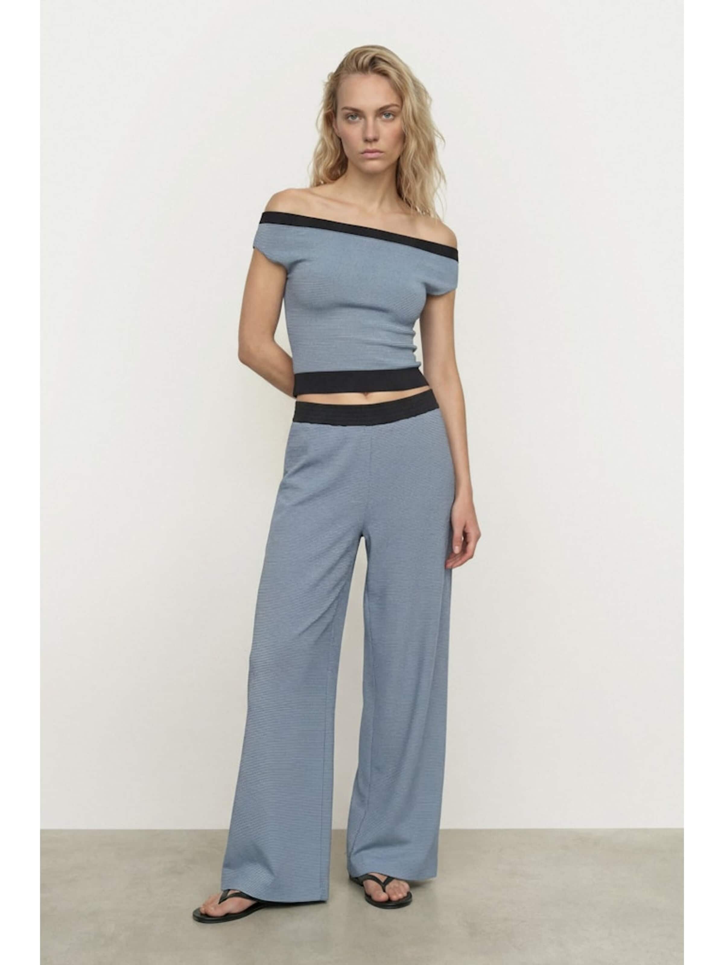 HYPEDROP Baggy Broek 'paige' in Blauw: voorkant