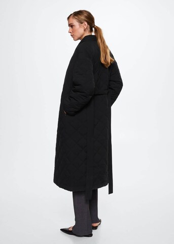 Manteau d’hiver 'Verdure' MANGO en noir