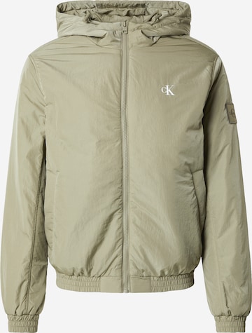 Calvin Klein Jeans Between-Season Jacket 'HARRINGTON' in Green: front