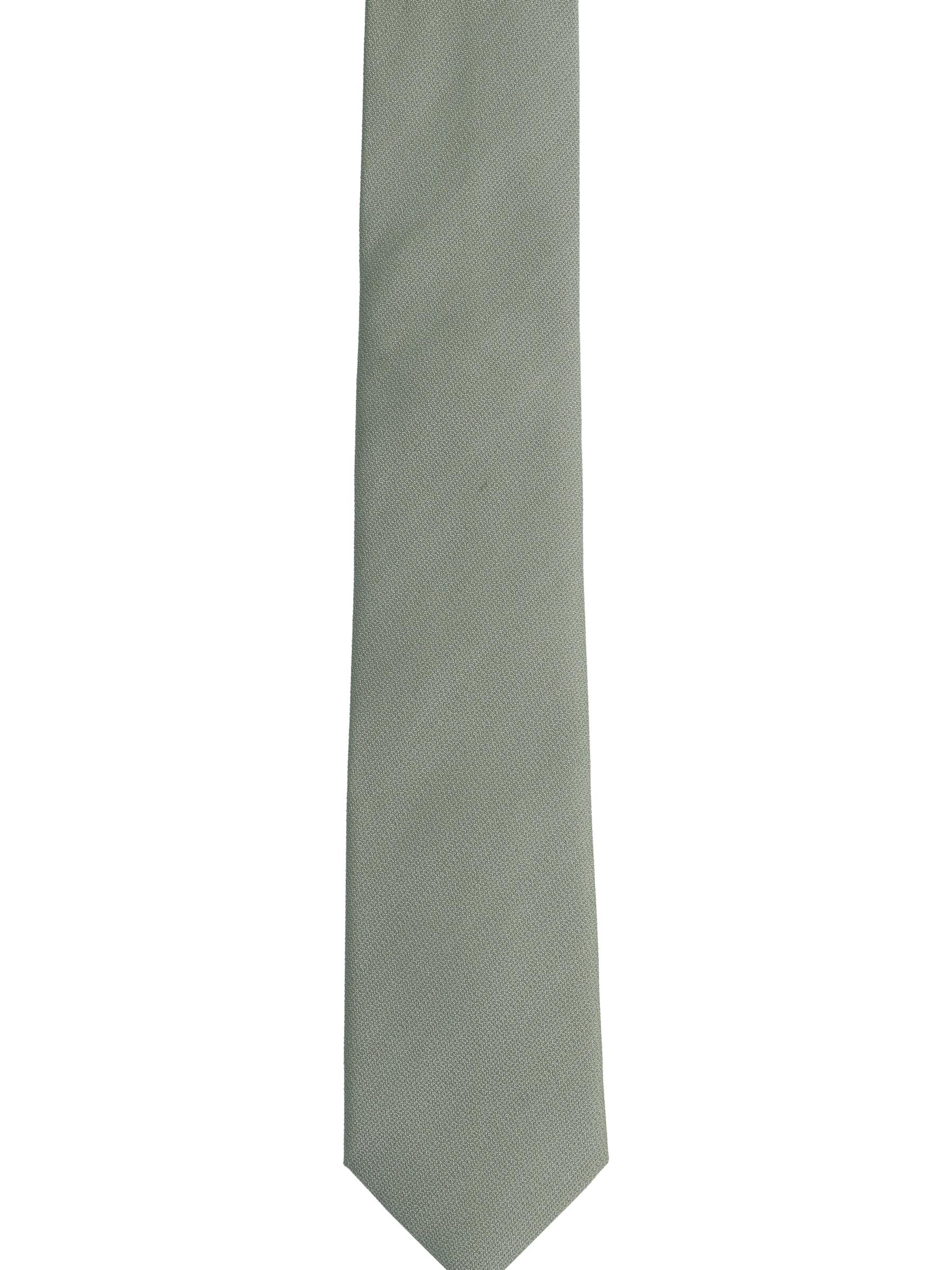 WILLEN Tie 'Uni Struktur' in Green
