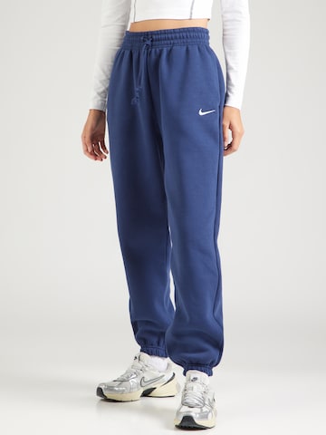 Nike Sportswear Конический (Tapered) Штаны 'Phoenix Fleece' в Синий: спереди