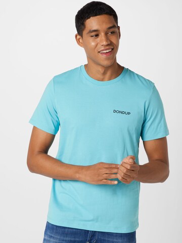T-Shirt Dondup en bleu : devant