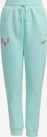 Effilé Pantalon 'Messi' ADIDAS ORIGINALS en bleu : devant
