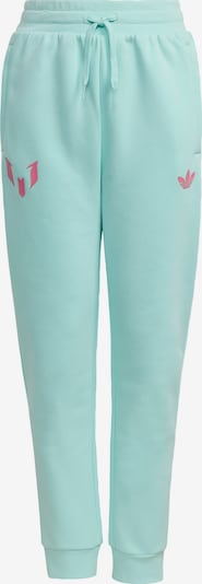 ADIDAS ORIGINALS Hose 'Messi' in 128/Regular in aqua / pink, Produktansicht