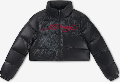 Ed Hardy Zimná bunda, veľkosť XS - krvavo červená / čierna, Produkt