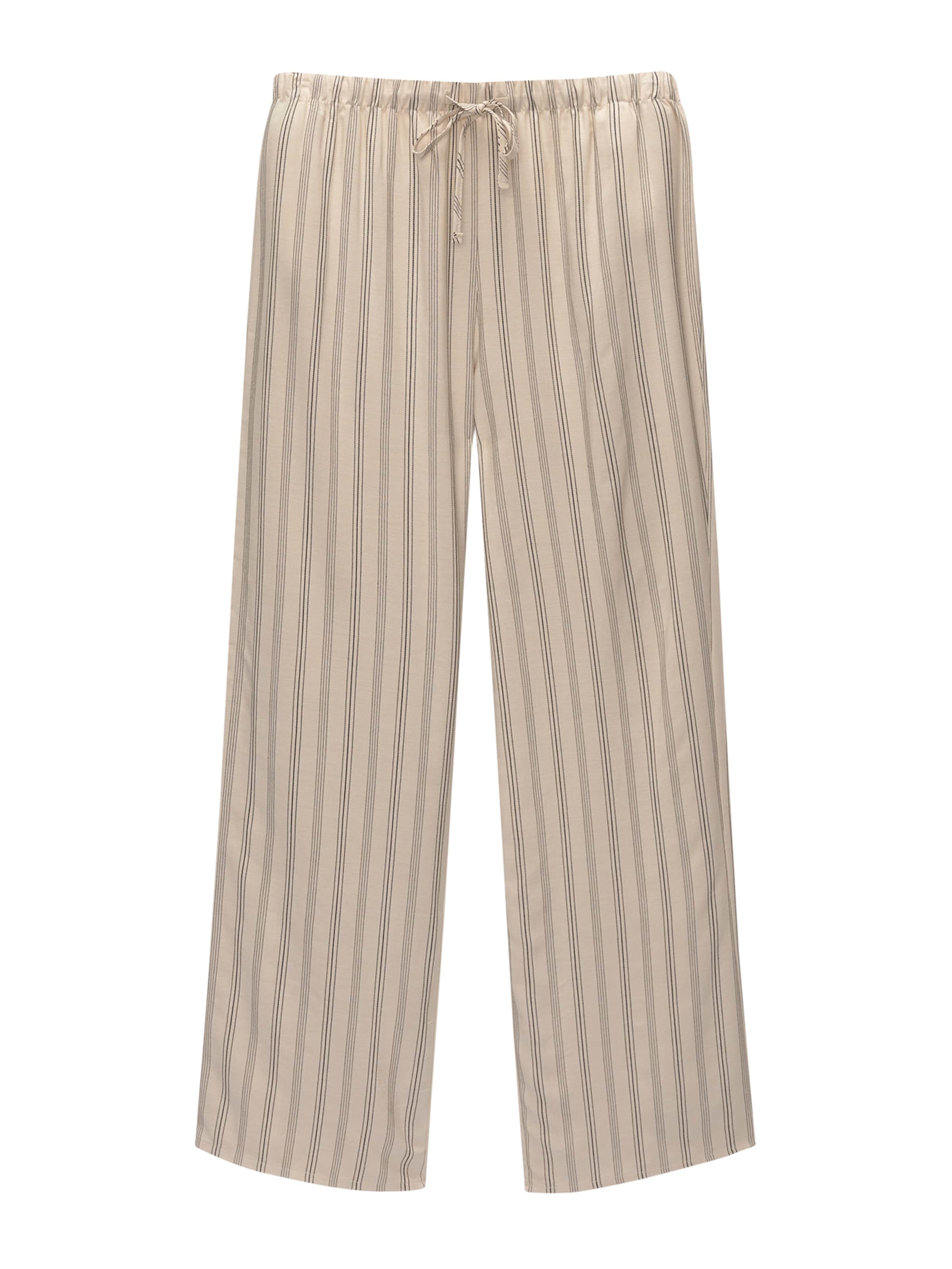 Pantaloni de la Pull&Bear pe bej: față