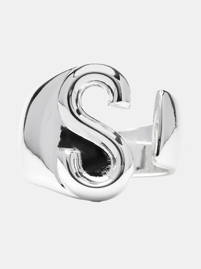 Luxenter Δαχτυλίδι 'Alphabet S' σε 50-60 σε ασημόγκριζο, Άποψη προϊόντος