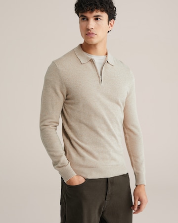 WE Fashion Μπλουζάκι σε μπεζ: μπροστά