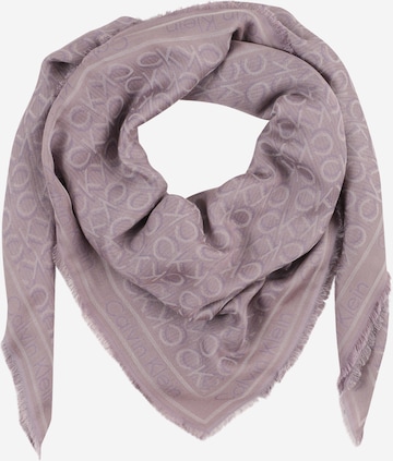 Calvin Klein Scarf in Purple: front