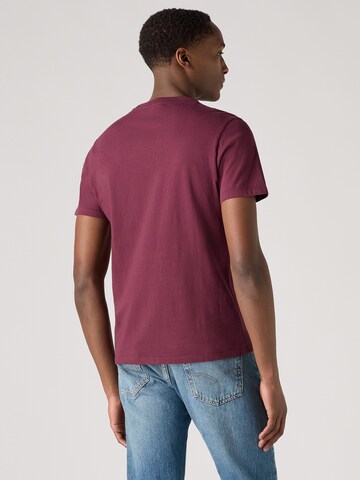LEVI'S ® T-Shirt 'Classic' in Lila: Rückseite