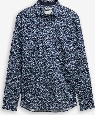 Chemise TOM TAILOR en bleu : devant