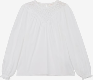 s.Oliver Blouse in Wit: voorkant