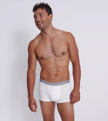 SLOGGI Boxer shorts 'Go Abc 2.0' in White: front
