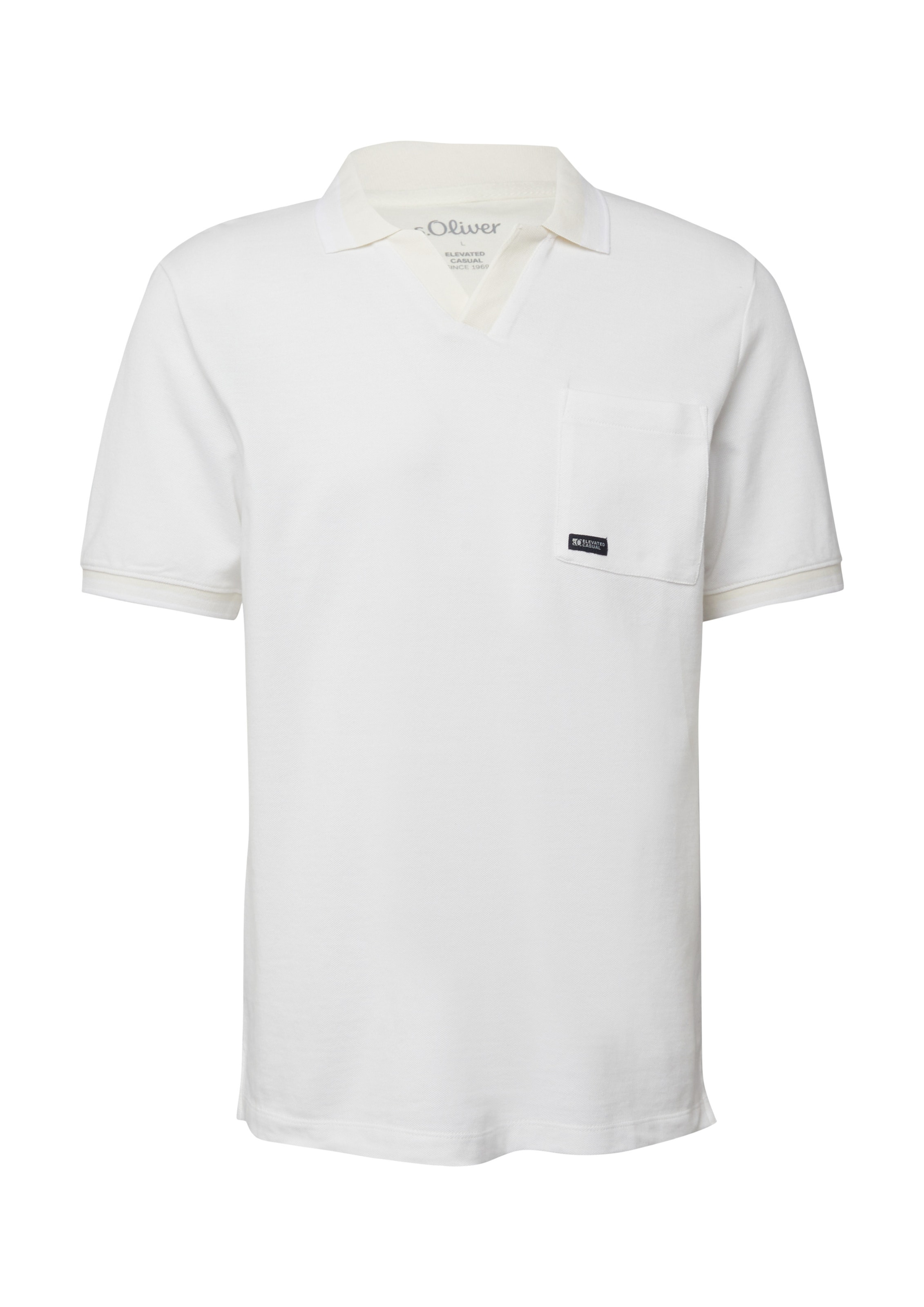 T-Shirt s.Oliver en blanc : devant