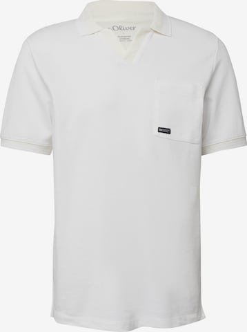 T-Shirt s.Oliver en blanc : devant