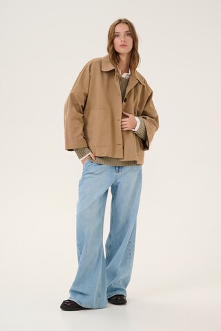 My Essential Wardrobe Between-season jacket 'LyonMW' in Brown