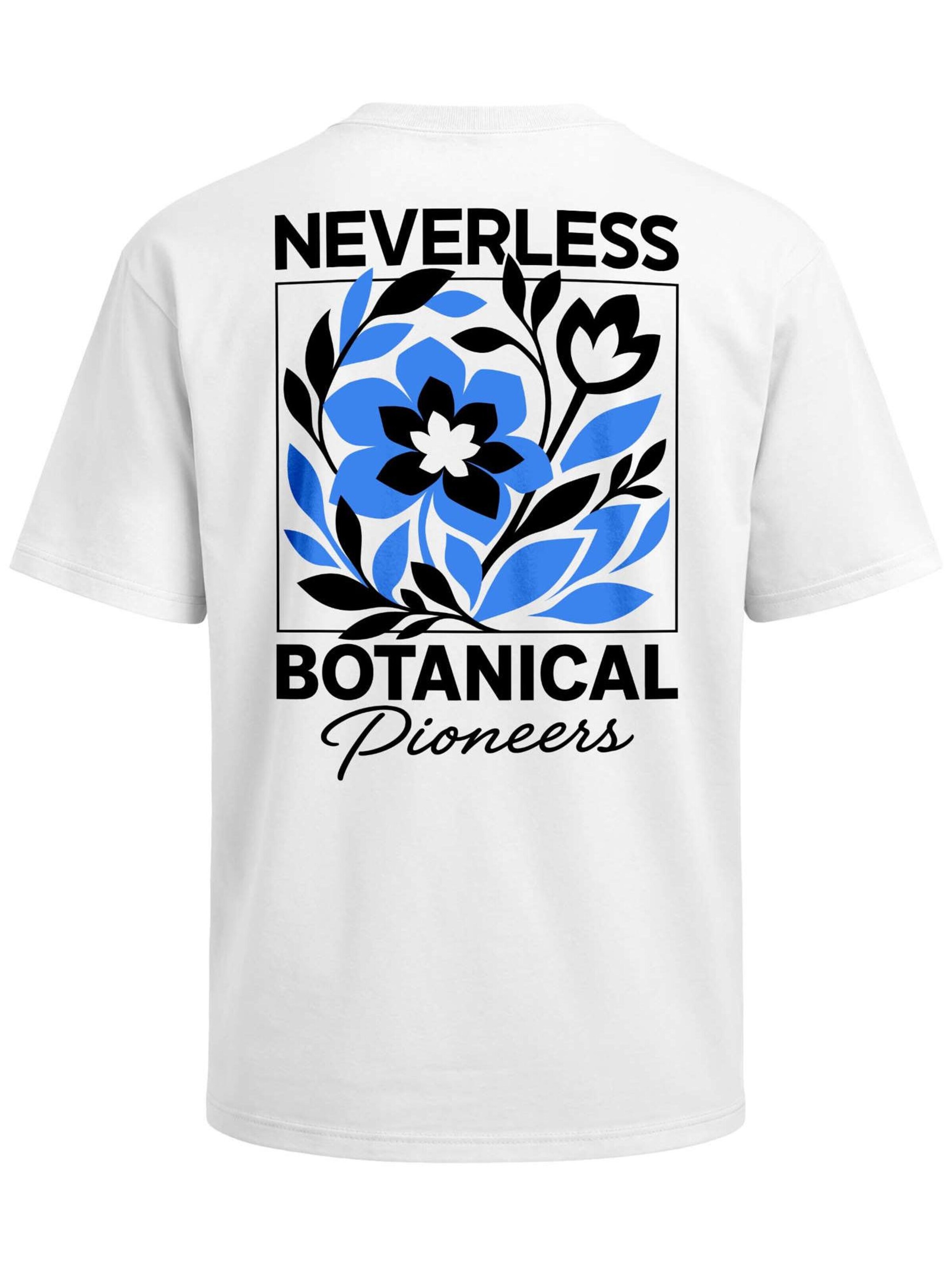 Neverless Shirt 'Botanical Pioneers' in White