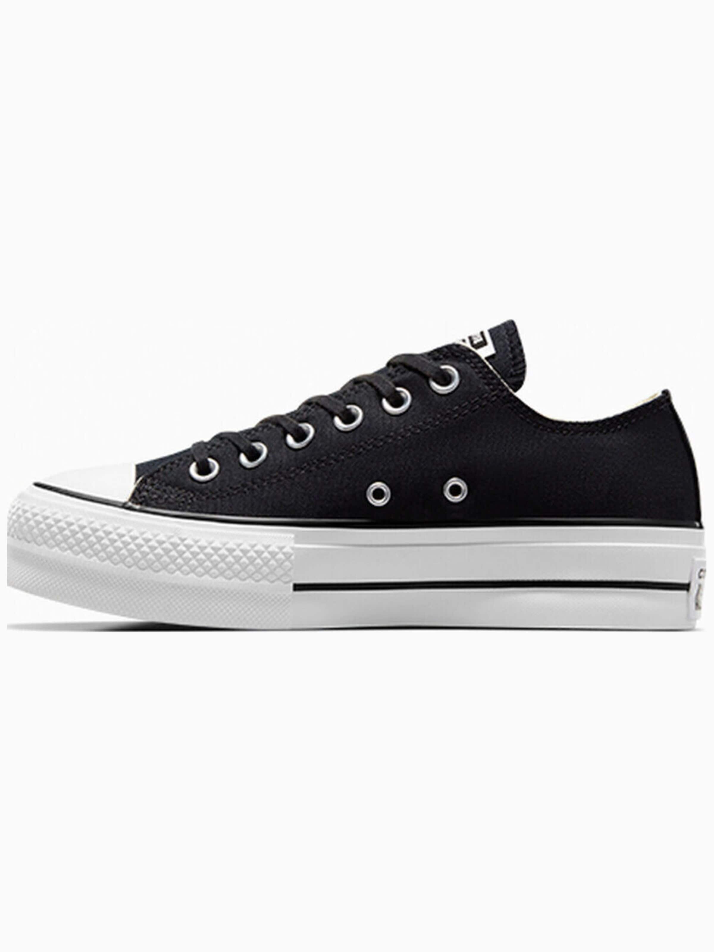 CONVERSE Sneaker low 'Converse Chuck Taylor All Star Lift Ox'‌‌‌‌‌‌‌‌ in Schwarz: Vorderseite