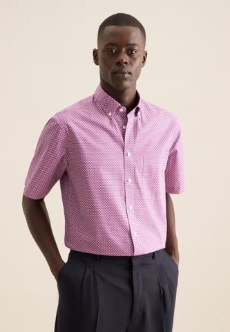 Fit confort Chemise business SEIDENSTICKER en rose : devant