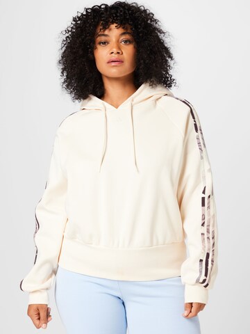 Sweat de sport 'Aop ' ADIDAS SPORTSWEAR en beige : devant