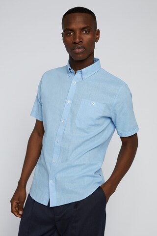 Matinique Regular fit Button Up Shirt 'Trostol' in Blue: front