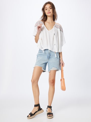 Free People Blouse in Wit