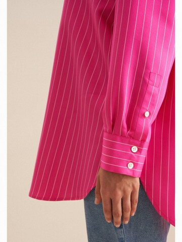 SEIDENSTICKER Blouse 'Schwarze Rose' in Pink