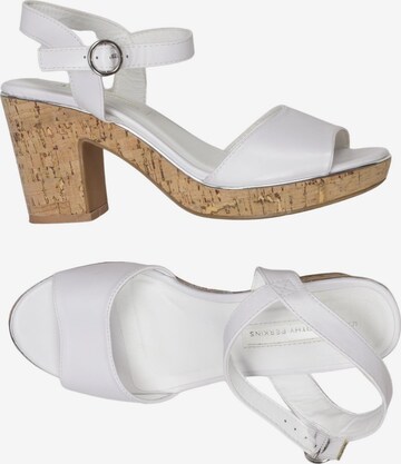 Dorothy Perkins Sandalen 38 in Weiß: Vorderseite