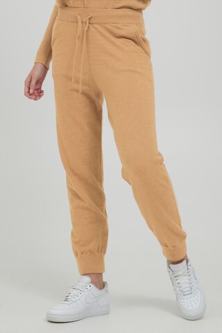 Regular Pantalon 'MILO' b.young en jaune : devant