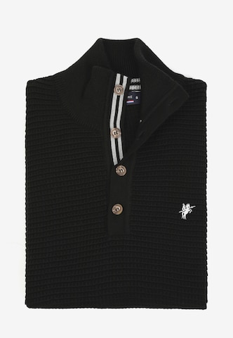 DENIM CULTURE Sweater 'Lindon' in Black