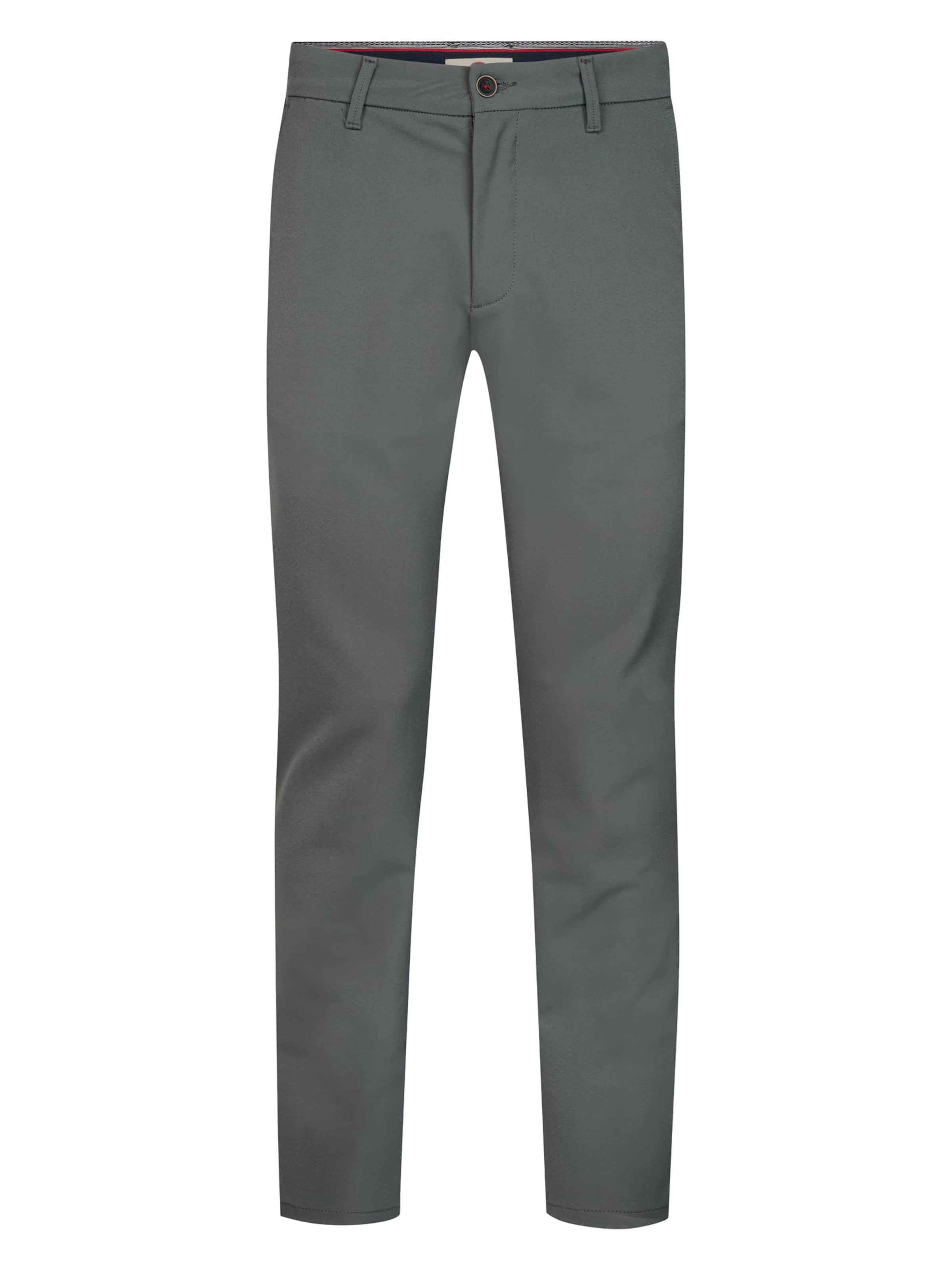 Petrol Industries Slim fit Chino trousers 'Parker' in Green: front