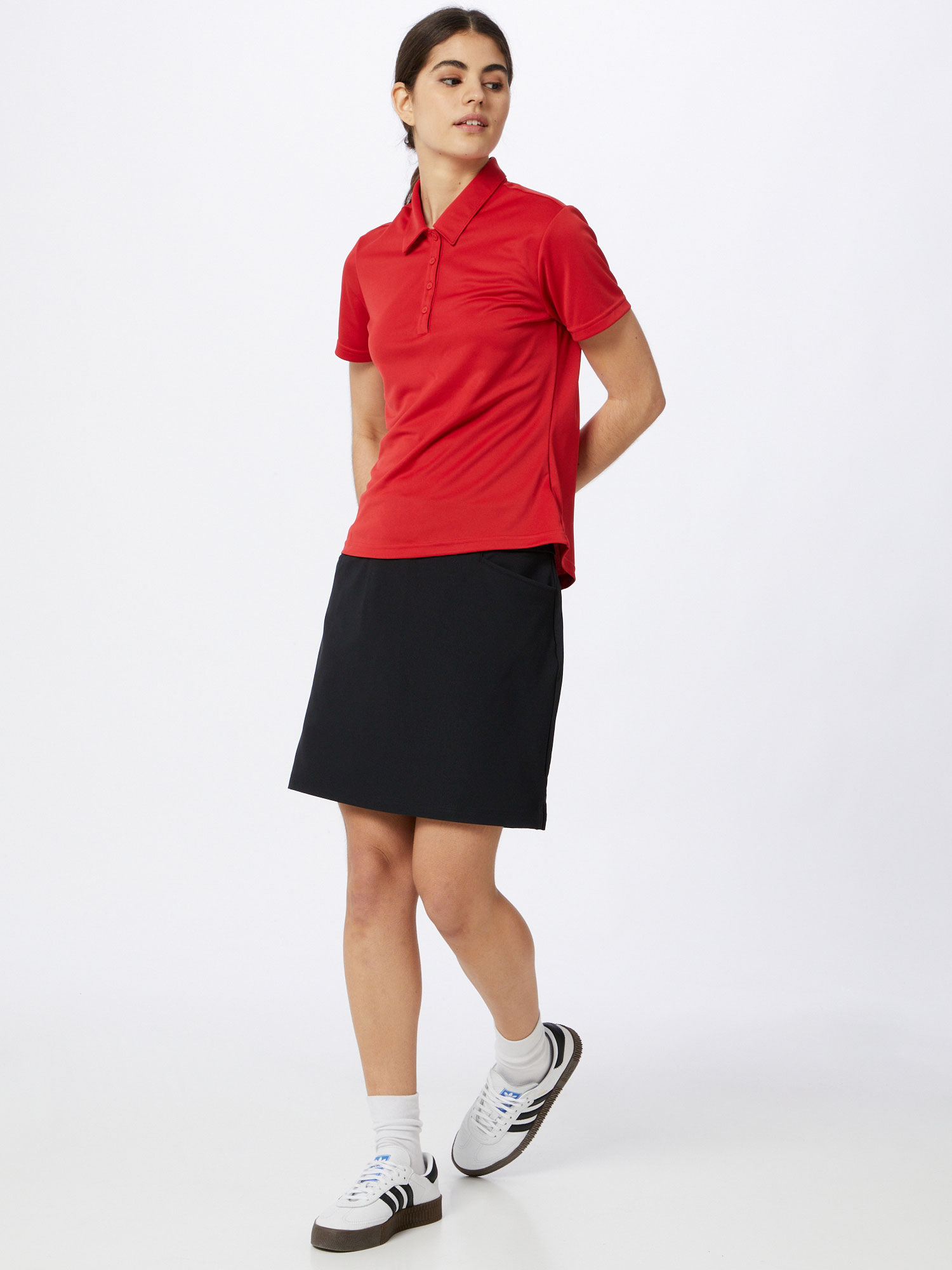 adidas Golf Sportshirt in Rot 