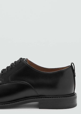 MANGO MAN Schnürschuh 'Blulea' in Schwarz