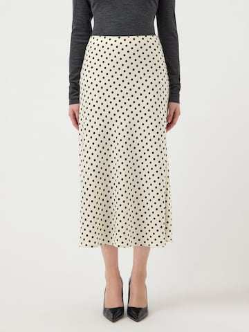 YAS Юбка 'YASPELLA' в Бежевый: спереди