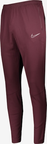 NIKE Regular Workout Pants in Red: front