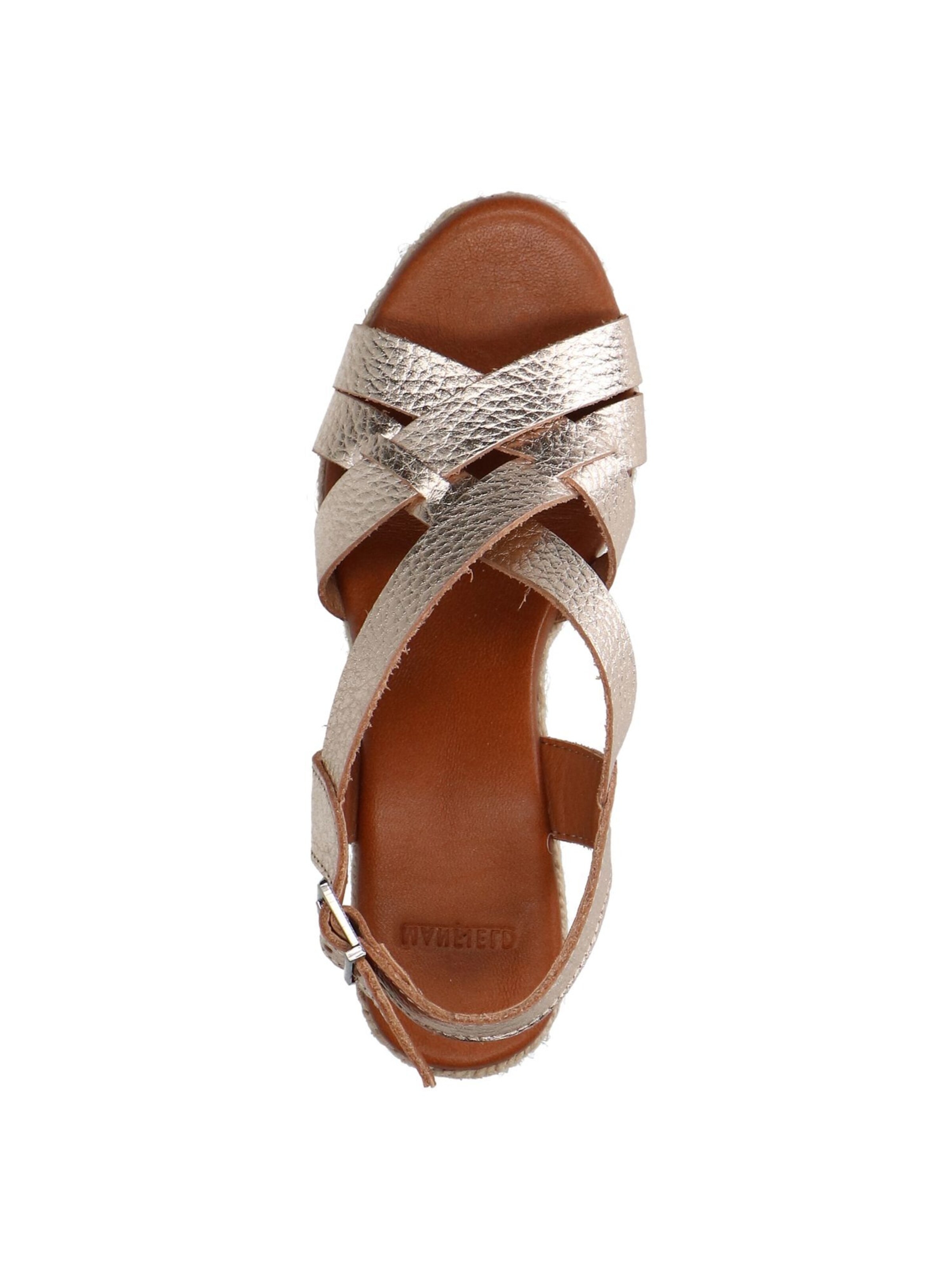 Sandales MANFIELD en or